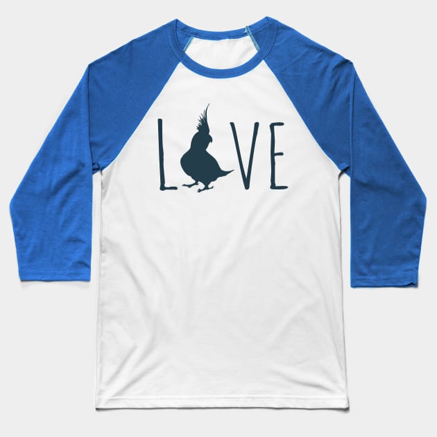 love cockatiels Baseball T-Shirt by FandomizedRose